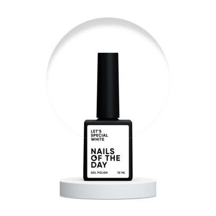 Гель-лак Nails Of The Day Lets Special White особливий білий. 10 мл (4828131312467)