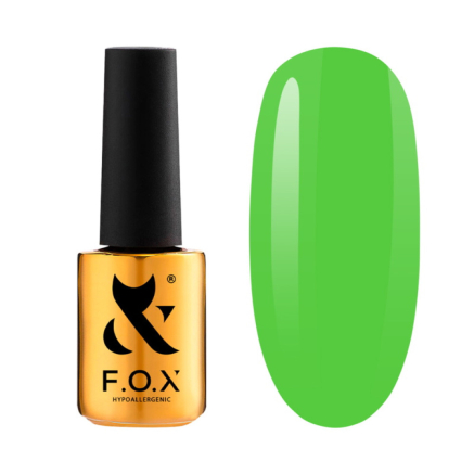 Гель-лак F.O.X Spectrum Gel Vinyl 138 Lavish Lime яркий салатово-зеленый. 7 мл (2100994287192)