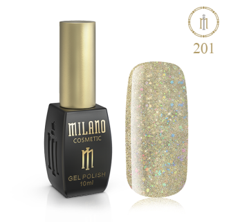 Гель лак MILANO 10ml №201 (Сонячний дракон)
