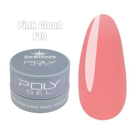 Полігель (30 мл., в банці) Designer F10 Pink Cloud