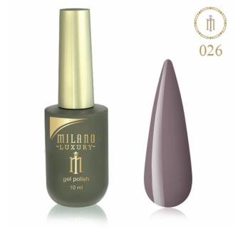 Гель лак MILANO LUXURY 10 мл № 026 (Теплый тауп)