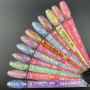 Гель лак Confetti 532 Designer (9мл.) - з конфетті різних розмірів