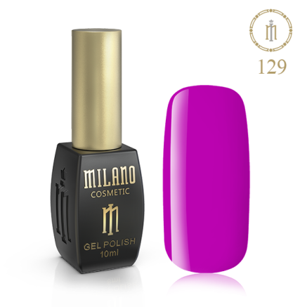 Гель лак MILANO 10ml № 129 (Вересково-фиолетовый)