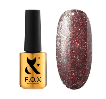 База с эффектом кошачий глаз F.O.X Base Flash Cat Eye 006. розовый. светоотражающая. 7 мл (2100994277087)