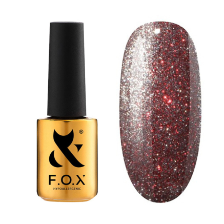 База с эффектом кошачий глаз F.O.X Base Flash Cat Eye 006. розовый. светоотражающая. 7 мл (2100994277087)