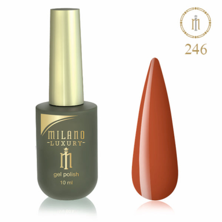 Гель лак MILANO LUXURY 10 мл № 246 (Охра)
