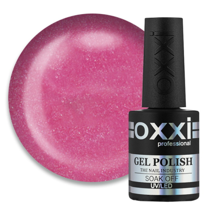 Гель-лак Oxxi Professional 019 светлый малиновый с микроблеском. 10 мл (2000006198051)
