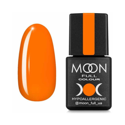 Гель-лак Moon Full Colour Neon 704 оранжевый. 8 мл (5908254189074)