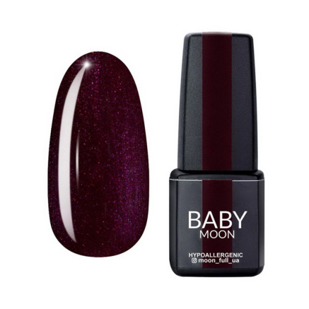 Гель-лак Baby Moon Burgundy 008 баклажановий. 6 мл (5908254001352)
