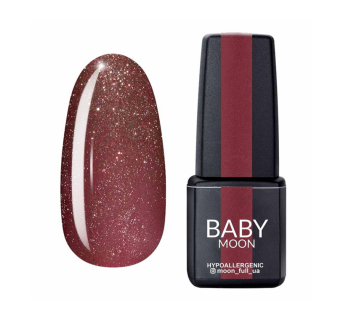 Гель-лак Baby Moon Dance Diamond 005 темно-розовый винтажный с мелким шиммером. 6 мл (5908254001581)