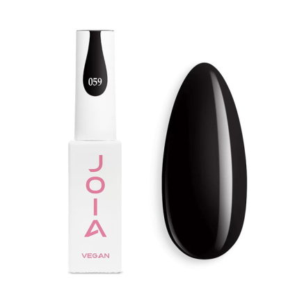 Гель-лак JOIA vegan 059 чорний 6 мл (4820259340599)