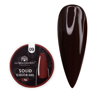 Гель-краска повышенной плотности, Solid color gel 5 гр, 09