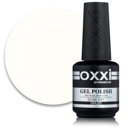 База камуфлююча для гель-лаку Oxxi Professional Cover Base Coat 005 молочно-білий. 15 мл (2100994262847)