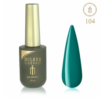 Гель лак MILANO LUXURY 10 мл № 104 (Зеленый мох)