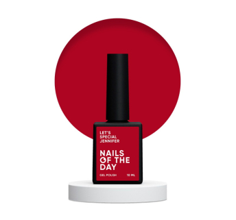 Гель-лак Nails Of The Day Lets Special Red Collection Jennifer темно-малиновый 10 мл (4823366400002)