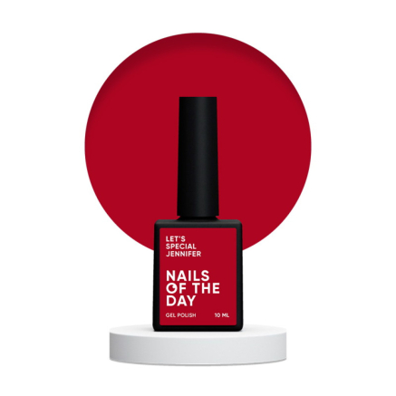 Гель-лак Nails Of The Day Lets Special Red Collection Jennifer темно-малиновий 10 мл (4823366400002)