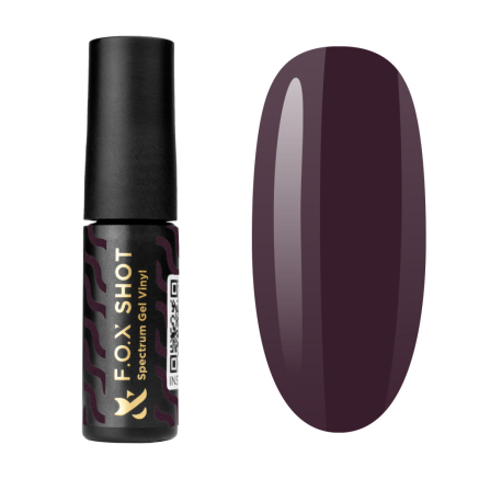 Гель-лак F.O.X Shot Spectrum Gel Vinyl 090 Angela сливовый. 5 мл (2100994262298)
