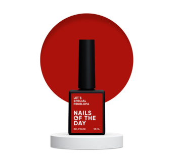 Гель-лак Nails Of The Day Lets Special Red Collection Penelopa глубокий красный сангрия 10 мл (4823356400005)
