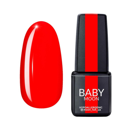 Гель-лак Baby Moon Perfect Neon 003 ярко-красный. 6 мл (5908254001802)