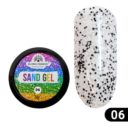 Гель-краска Sand gel Global Fashion 5 гр, 06