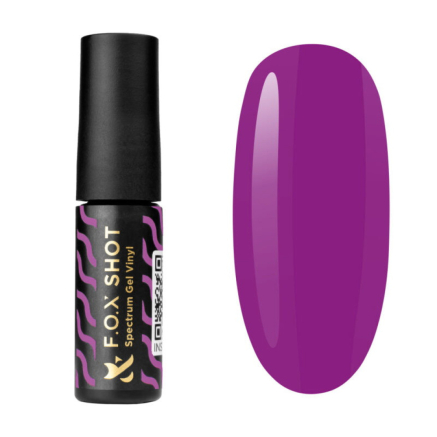 Гель-лак F.O.X Shot Spectrum Gel Vinyl 078 Pathos пурпурно-розовый. 5 мл (2100994249572)
