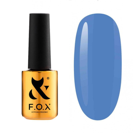 Гель-лак F.O.X Spectrum Gel Vinyl 021 Meditation васильковый. 7 мл (2100994232673)