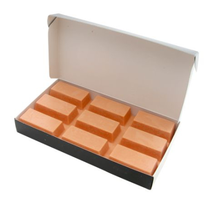 Плівковий віск для депіляції 500 г, помаранчевий, Global Fashion, Natural Wax Block