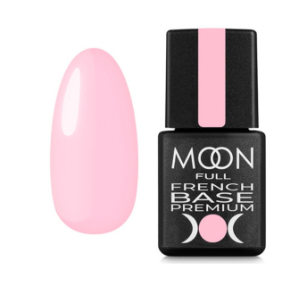 База Moon Full French Base Premium 025. светло-розовый. 8 мл (5908254191749)