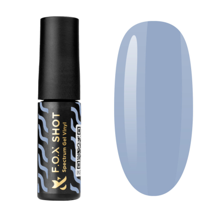 Гель-лак F.O.X Shot Spectrum Gel Vinyl 100 Anna васильково-голубой. 5 мл (2100994262397)