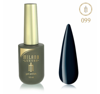 Гель лак MILANO LUXURY 10 мл № 099 (Черная смола)