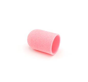 Ковпачки абразиву для педикюру, 16*25 мм #100, pink 1 шт.