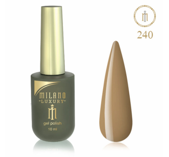 Гель лак MILANO LUXURY 10 мл № 240 (Блідий жовто-зелений)