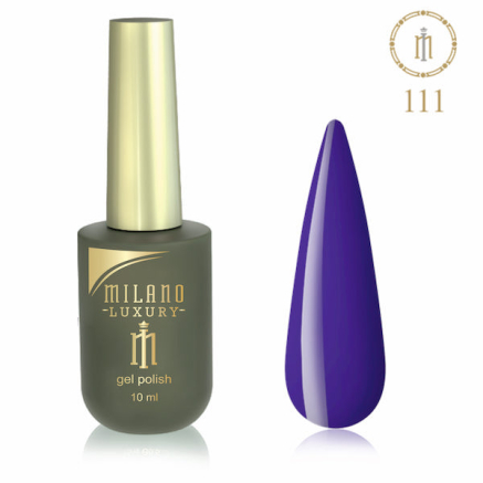 Гель лак MILANO LUXURY 10 мл № 111 (Пурпурно-синий)