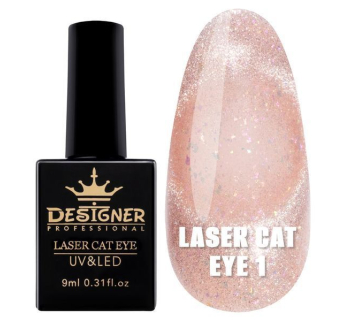 Гель-лак Laser Cat Eye №1, 9 мл., Designer (Котяче око)