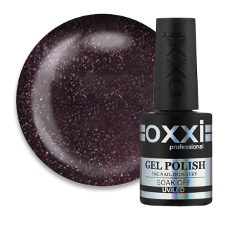 Гель-лак Oxxi Professional 078 темный коричневый с микроблеском. 10 мл (2000006199331)