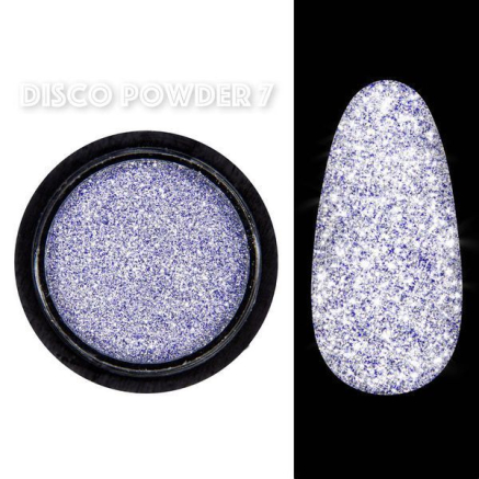 Disco powder №7 - Світловідбивна втирка Designer - Синя