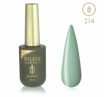 Гель лак MILANO LUXURY 10 мл № 214 (Вердигри)