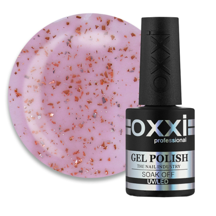 База камуфлирующая Oxxi Professional Vineti Base 005. лиловый с поталью. 10 мл (2100994285686)