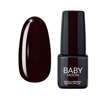 Гель-лак Baby Moon Burgundy 003 шоколадно-вишневый. 6 мл (5908254001307)