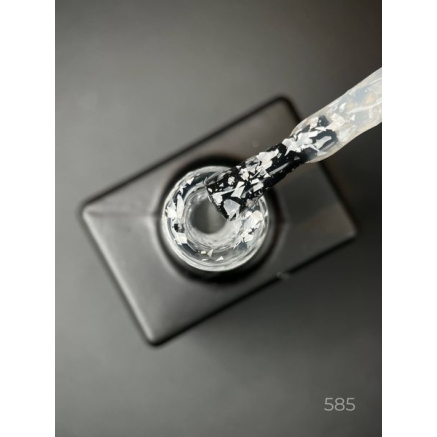 Гель лак Star gel 585 Designer (9мл.) - з пластівцями Юкі