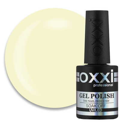 Гель-лак Oxxi Professional 127 світлий лимонний. 10 мл (2000006202918)