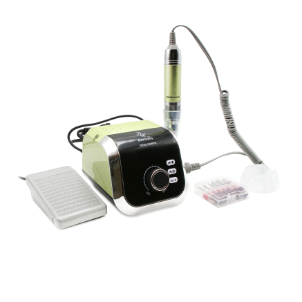 Апарат для манікюру та педикюру BSDQ-613 Bee Nails, 45000 оборотів та 65 ват, green