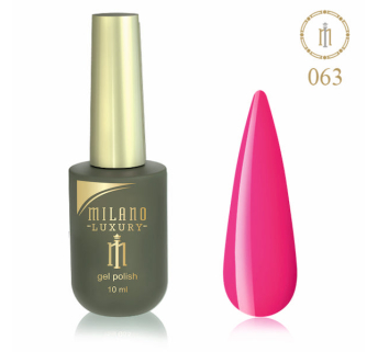 Гель лак MILANO LUXURY 10 мл № 063 (Розовый неон)