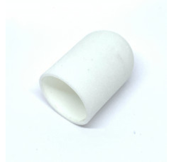 Ковпачки абразиву для педикюру, 16*25 мм #80, white 1 шт.