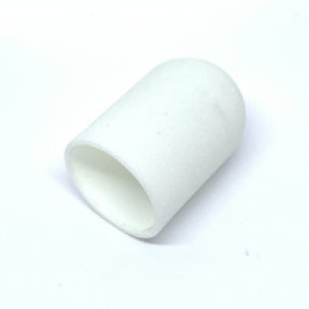 Ковпачки абразиву для педикюру, 16*25 мм #80, white 1 шт.