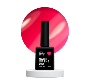 База камуфлирующая Nails Of The Day Cover Base Lets Amsterdam 18 насыщенно-розовый. 10 мл (4820440396602)