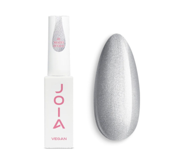 База камуфлирующая для гель-лака JOIA vegan Magic Cat Base 01 Shades of Gray серый оттенок с серебряными переливами 8 мл (4820259343026)