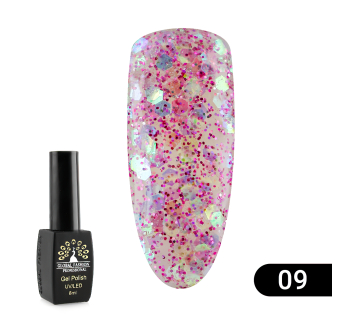 Гель лак Global Fashion Shiny, 8 мл, 09