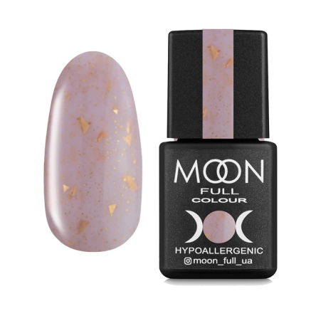 База камуфлююча для гель-лаку Moon Full Rubber Base 03. рожевий. з поталлю. 8 мл (5908254192708)