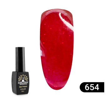 Гель лак Sexy Red, 8 мл Global Fashion 654